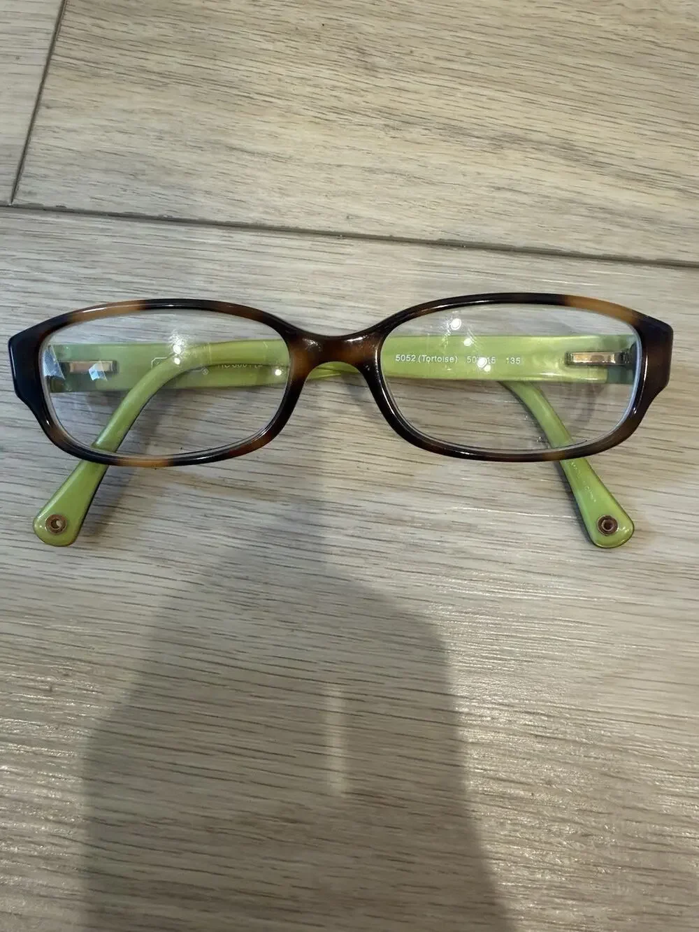 Coach HC6001 Emily 5052 Tortoise Green Eyeglass FRAMES ONLY 50 15 135